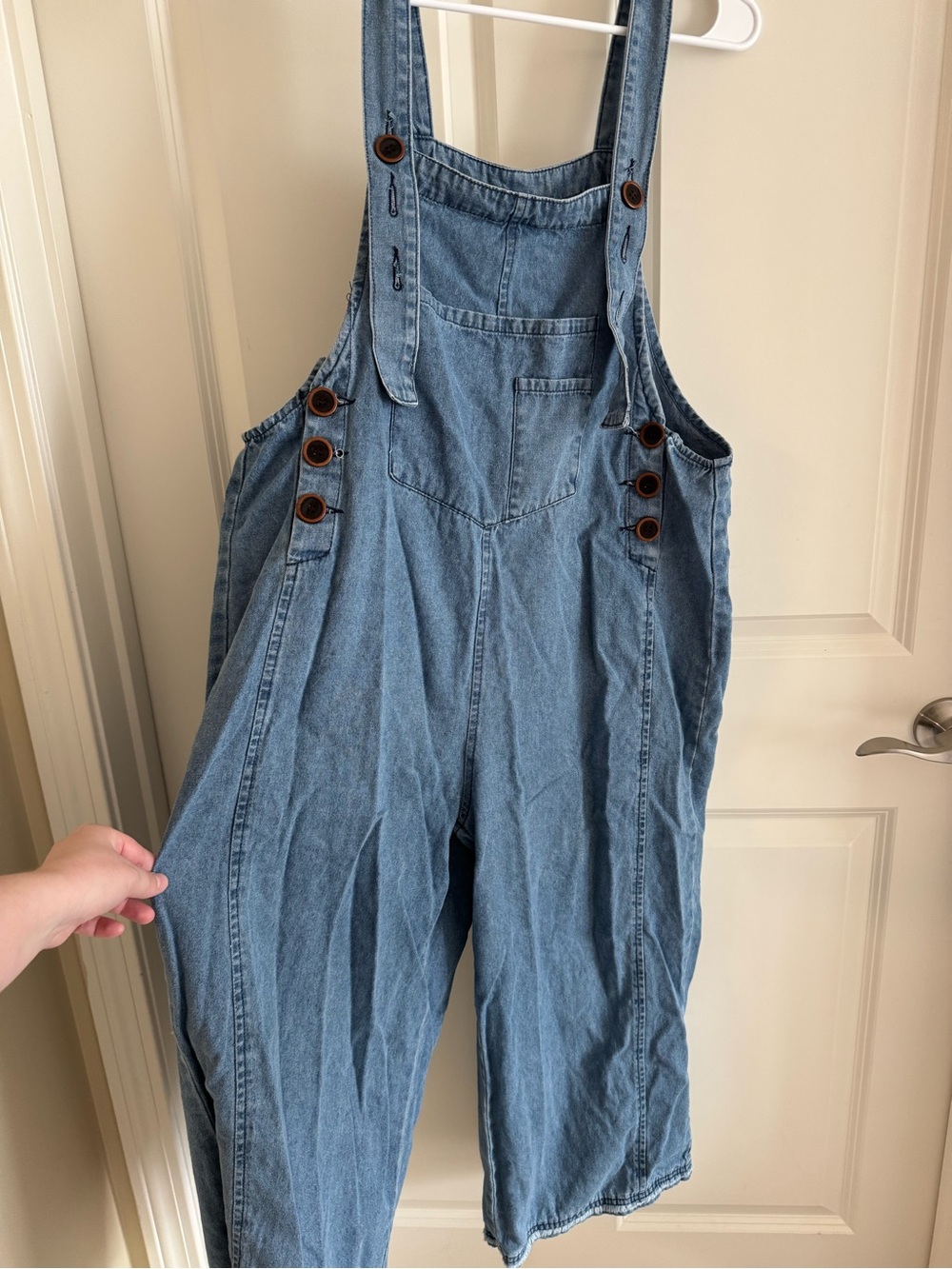 Women's Denim Overalls - Blue